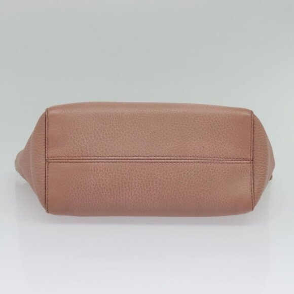 GUCCI Hand Bag Leather 2way Pink Gold 368827 Auth - Picture 13 of 16